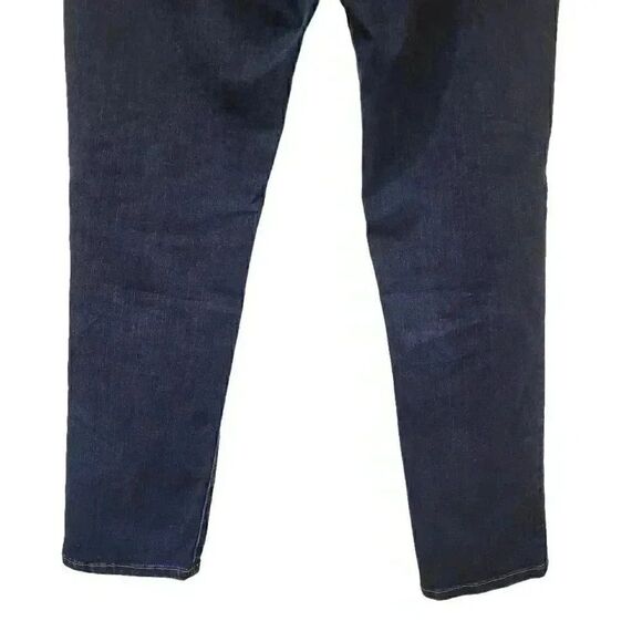Banana Republic Women's Premium Denim Dark Wash Cotton/Poly/Spandex Slim Straigh - Picture 10 of 12